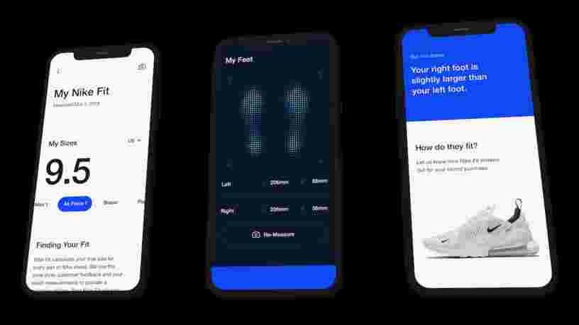 Nike vous permettra bientôt de connaître votre vraie pointure grâce à la technologie de votre smartphone