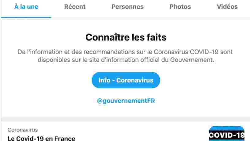 Coronavirus : comment Facebook, Google, Twitter et TikTok tentent de lutter contre les fausses informations