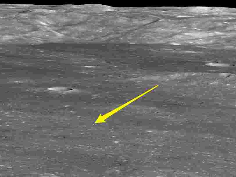 La Nasa A Photographie La Sonde Chinoise Sur La Face Cachee De La Lune Voici Ce