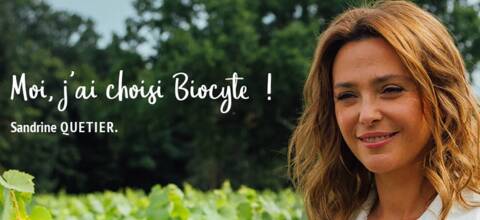 Sandrine Quétier devient ambassadrice Biocyte