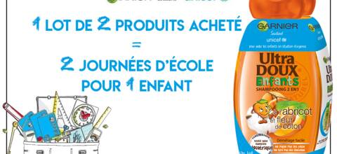 Garnier s'engage aux côtés de l'UNICEF