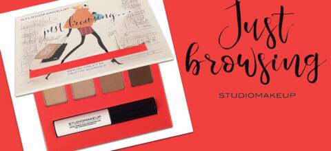 Des sourcils toujours parfaits avec Just Browsing, la nouvelle palette Studiomakeup
