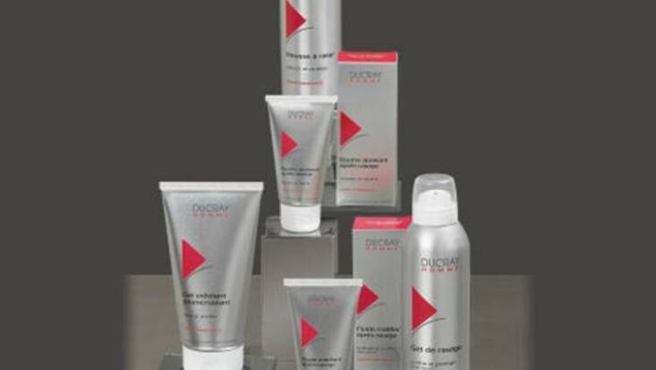 Ducray prend soin de la peau des hommes
