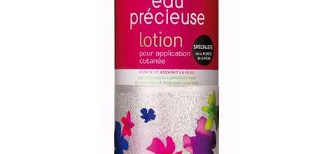 La lotion Eau Précieuse reprend des couleurs