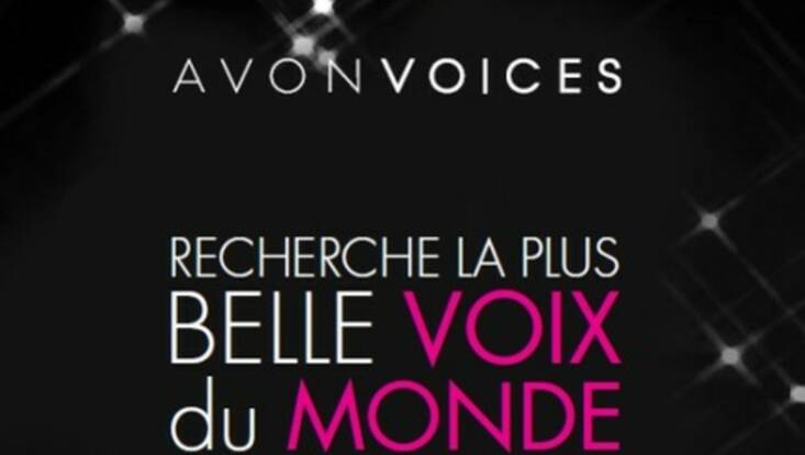 Avon recherche la plus belle voix du monde