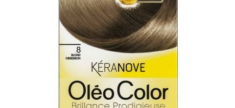 Oléo Color de Kéranove, les cheveux secs ont leur coloration