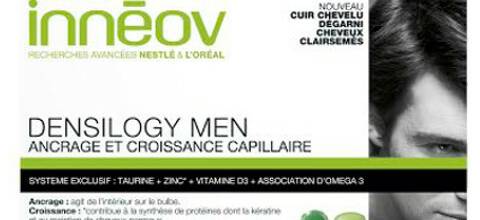 Densilogy Men, la nouvelle arme capillaire d'Innéov