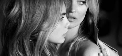 Kate Moss et Cara Delevingne réunies pour My Burberry