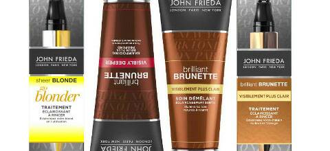 Blonde ou brune, à chacune ses nouveautés couleurs John Frieda