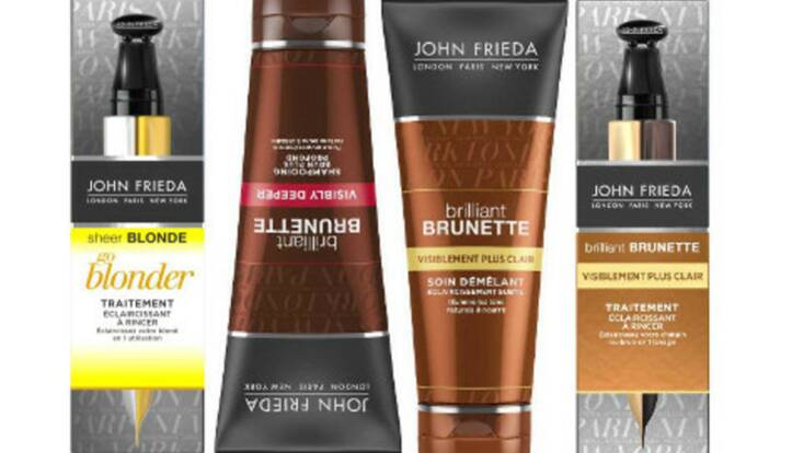 Blonde ou brune, à chacune ses nouveautés couleurs John Frieda