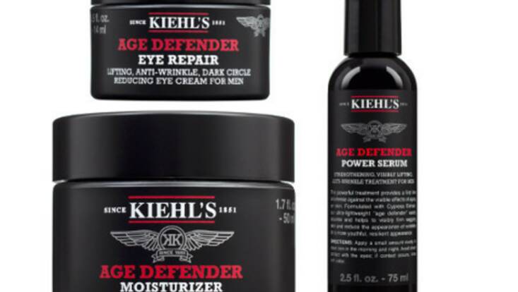 Age Defender, un trio anti-âge 100% masculin chez Kiehl's