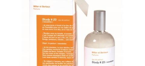 Study#23, le parfum newsletter de Miller et Bertaux