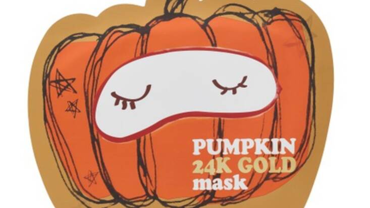 On adore... Le Pumpkin 24K Gold Mask de Too Cool For School