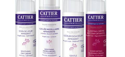 Une nouvelle ligne de soin peaux sensibles chez Cattier