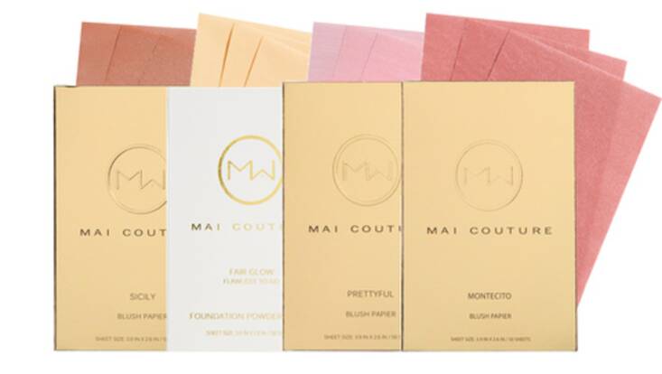 Mai Couture, le maquillage nomade en papier