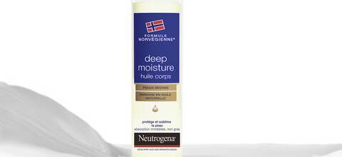 Sublimez votre peau avec l'Huile Corps Deep Moisture Neutrogena
