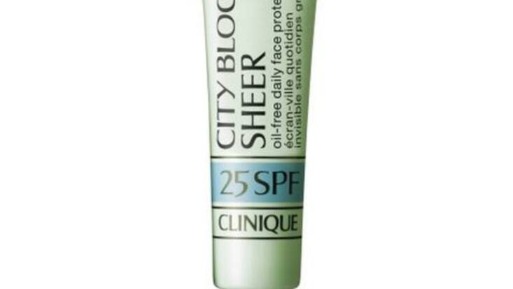 City Block Sheer SPF 25, le produit solaire quotidien par Clinique