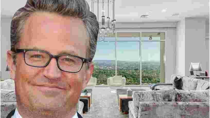 Voici à quoi ressemble le penthouse de Matthew Perry à Los Angeles, qu'il a mis en vente à 35 M$