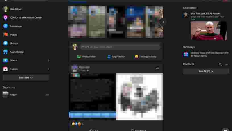 Facebook a complètement changé son design sur ordinateur, voici comment activer le nouvel affichage