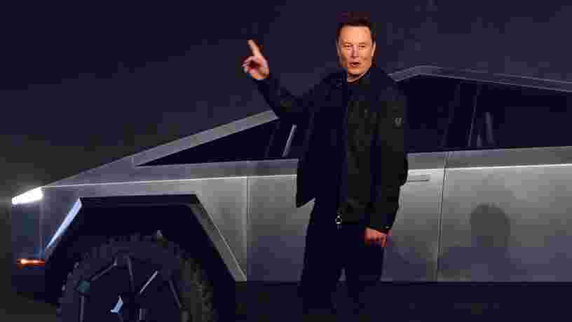 Elon Musk prétend dans un tweet que le Cybertruck de Tesla peut flotter 'pendant un certain temps'