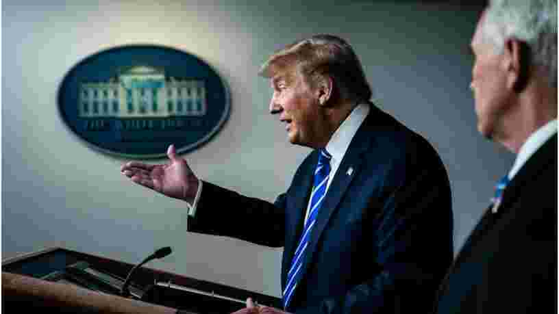 Donald Trump critiqué pour avoir suggéré de s'injecter du désinfectant pour combattre le coronavirus