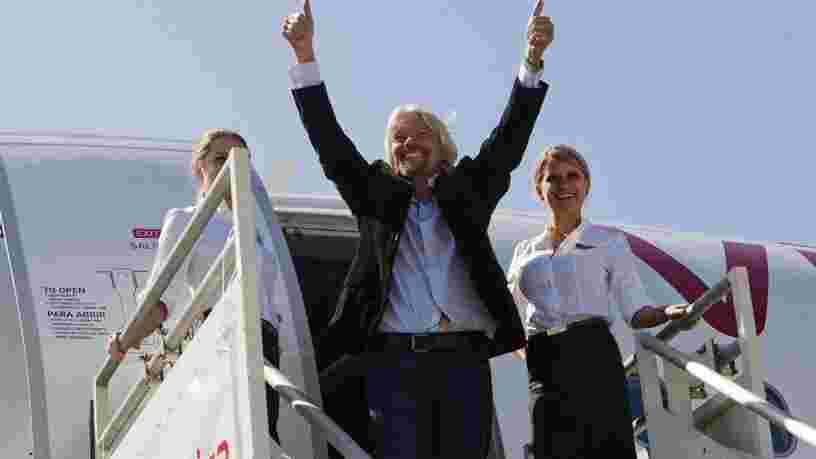 Richard Branson va vendre 500 M$ d'actions de Virgin Galactic pour sauver sa compagnie aérienne Virgin Atlantic