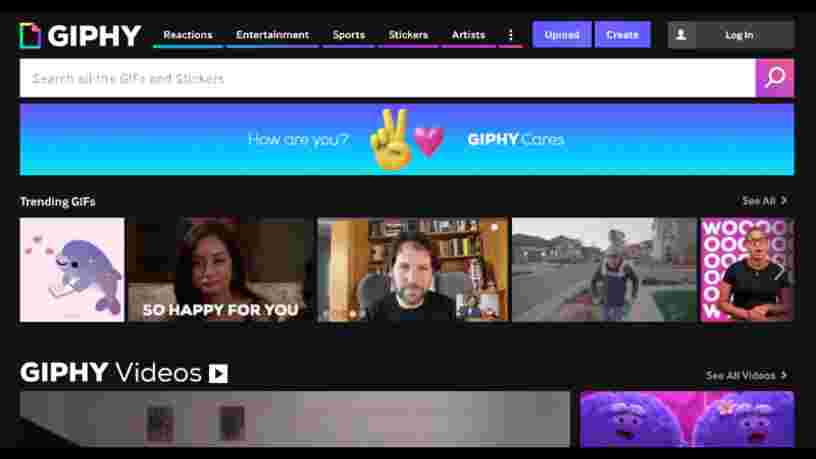 Facebook rachète la plateforme de GIFs Giphy pour 400M$