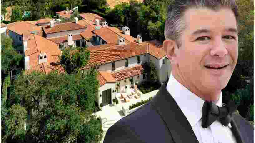 Voici à quoi ressemble le manoir à Los Angeles du cofondateur d'Uber Travis Kalanick, qu'il vient d'acheter pour 43 M$
