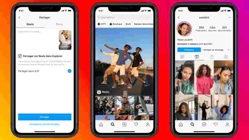 Voici comment utiliser Reels, le nouvel outil vidéo d'Instagram qui copie TikTok