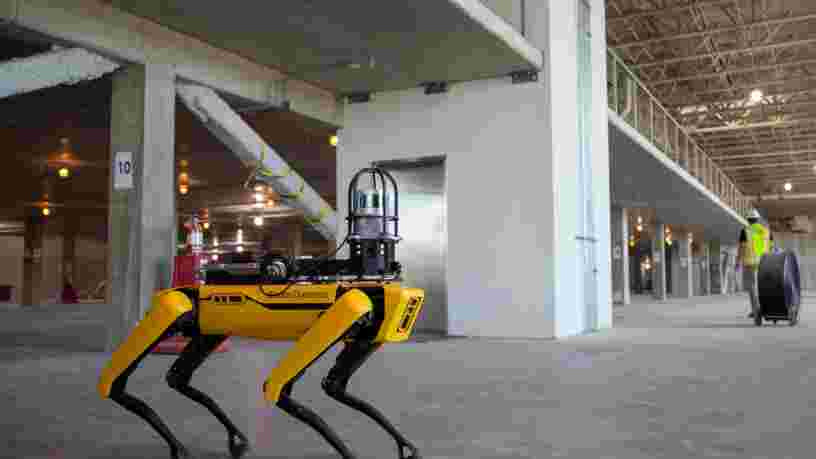 Le robot-chien de Boston Dynamics va être doté d'un bras et pourra 'un jour' s'occuper de votre linge
