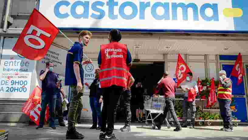 Des salariés de Castorama en grève pour défendre leur prime d'intéressement