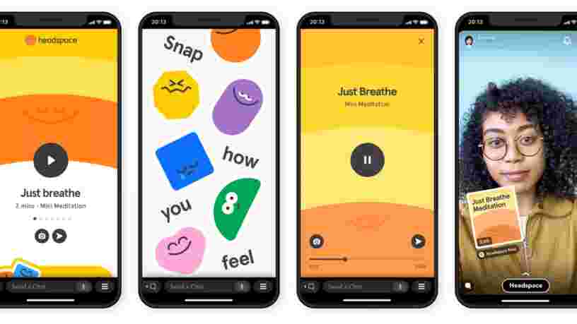 Snapchat lance les 'Minis', 4 nouvelles applications intégrées directement sur la plateforme
