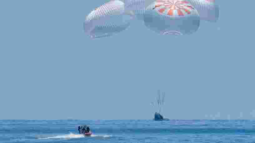 SpaceX a fait revenir sur Terre, avec succès, deux astronautes de la NASA à bord de son Crew Dragon