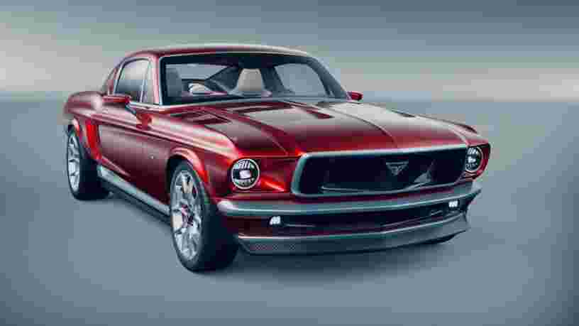 Cette Mustang de fabrication russe est en fait une Tesla Model S déguisée