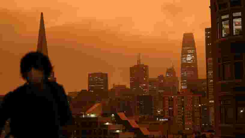 Des photos saisissantes montrent le ciel orange au-dessus de San Francisco en raison de feux de forêt