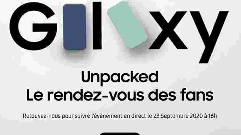 Samsung devrait dévoiler son Galaxy S20 Fan Edition le 23 septembre