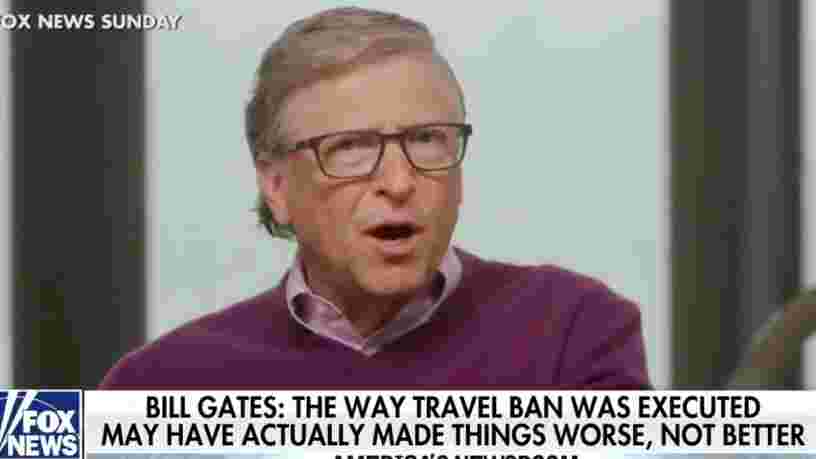 Selon Bill Gates, l'interdiction de voyager imposée par Donald Trump aux États-Unis a accéléré la propagation du Covid-19