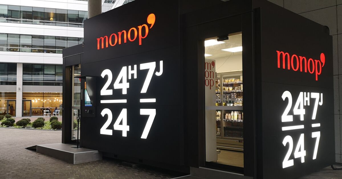 Monoprix Lance Son Magasin 100 Autonome Pour Faire Ses Courses En 1 Minute Chrono