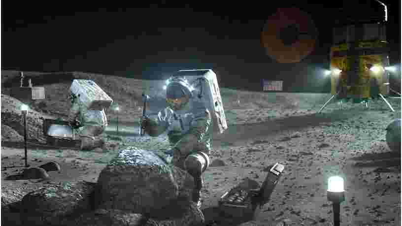 La Nasa a découvert de la glace d'eau sur la Lune qui pourrait être exploitée pour un voyage vers Mars