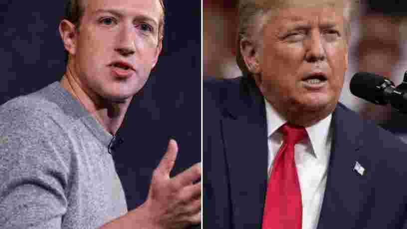 Facebook n'aurait pas appliqué sa politique contre la désinformation à Donald Trump et ses alliés