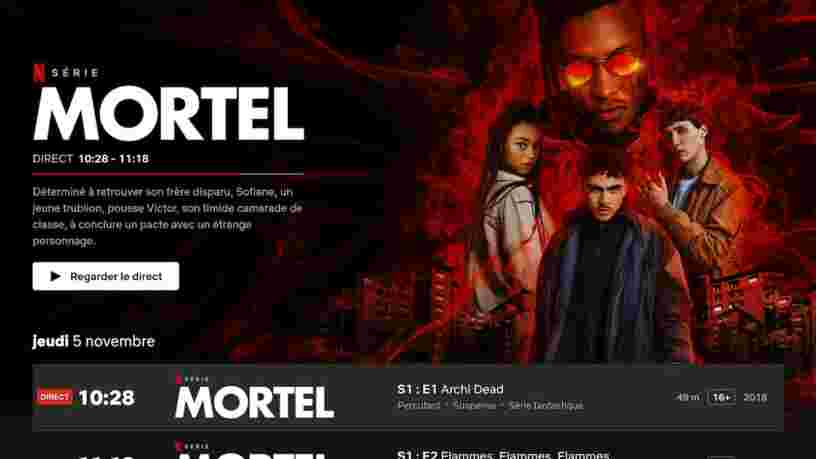 Netflix lance une chaîne en direct en France, une première mondiale