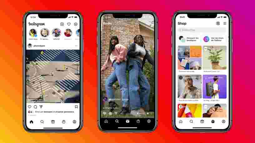 Instagram va changer son interface pour mettre en avant les Reels et les Boutiques