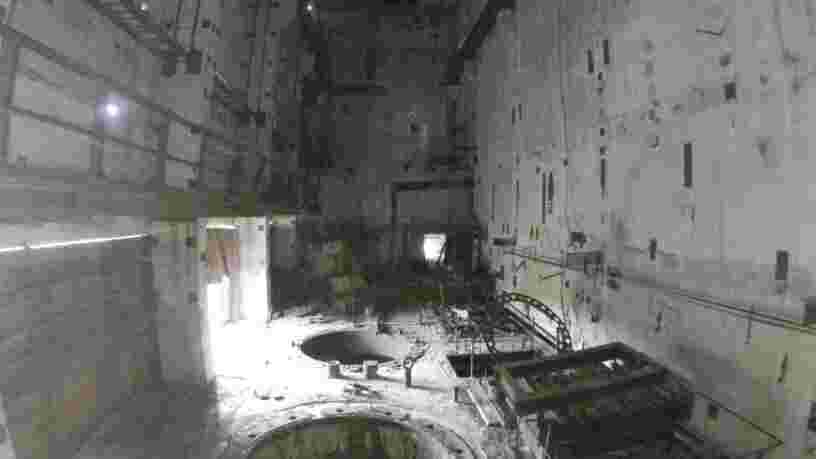 Un drone filme pour la première fois l'intérieur du réacteur n°5 de Tchernobyl, voici la vidéo