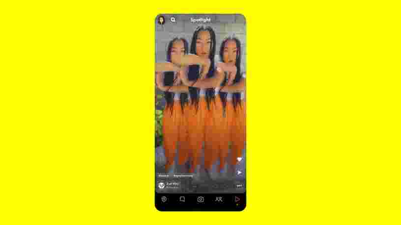 Snapchat lance Spotlight, sa nouvelle fonctionnalité pour concurrencer TikTok