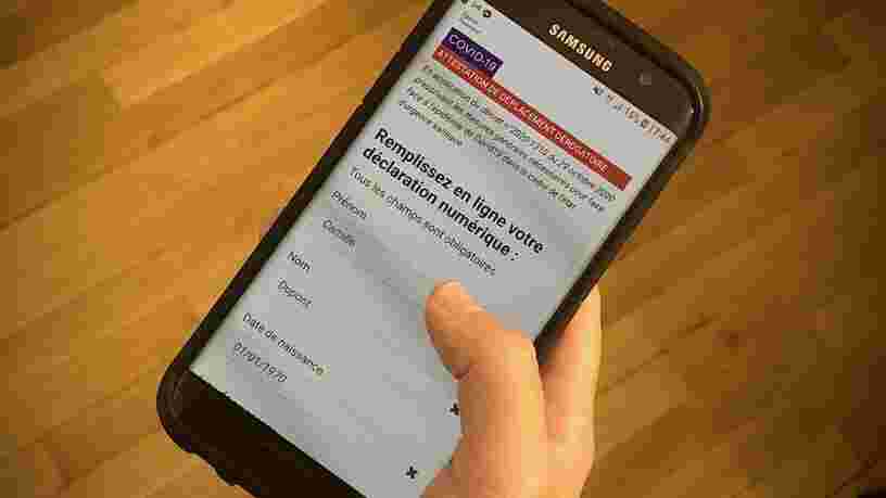La nouvelle attestation de déplacement sera en ligne 'dans la nuit de vendredi à samedi'