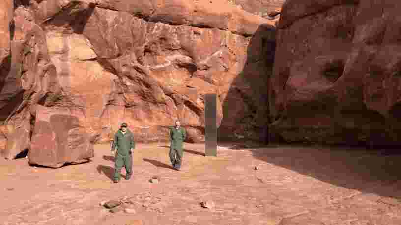 Ce que l'on sait des 5 mystérieux monolithes installés dans l'Utah, en Roumanie, Californie, aux Pays-Bas et au Royaume-Uni