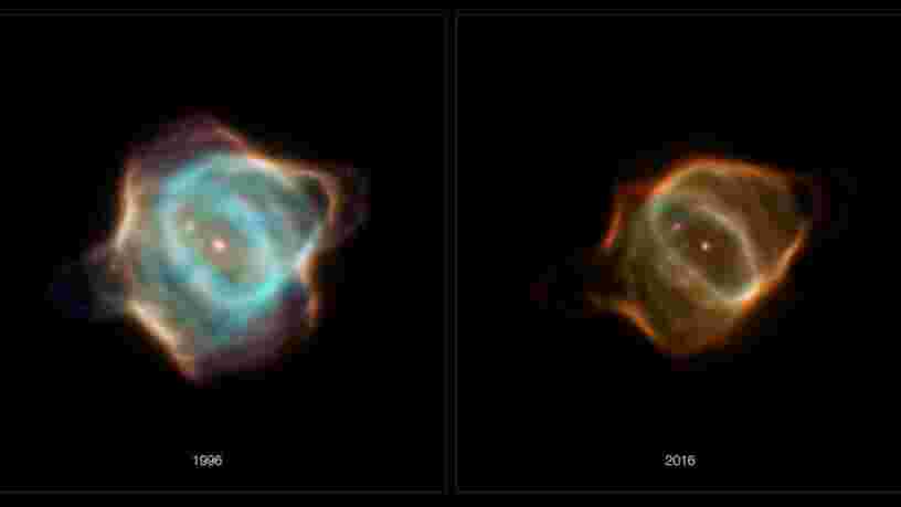 Le téléscope Hubble a immortalisé le déclin 'très étrange' d'une étoile et de sa nébuleuse