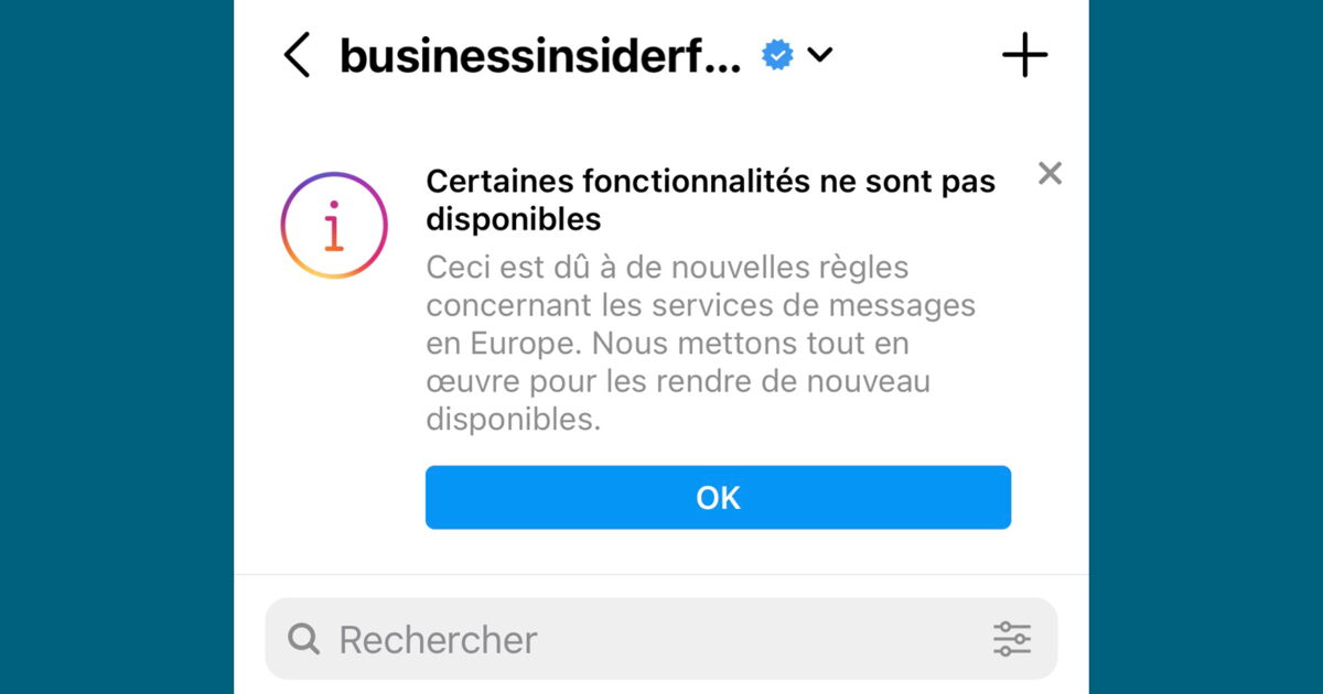 Pourquoi Vous N Avez Plus Acces A Certaines Fonctionnalites Sur Instagram Et Messenger