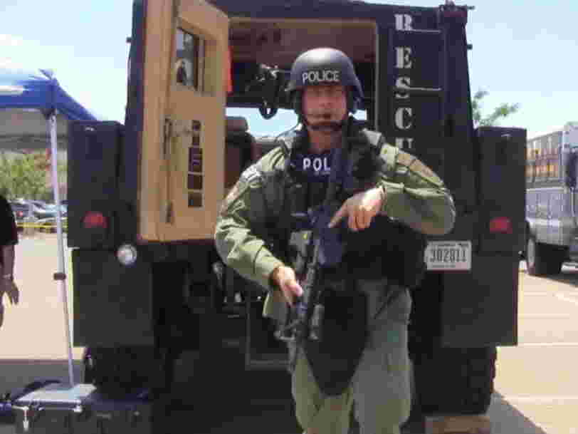 Homeland Security Is Serving Warrants Using Mine-Resistant Vehicles