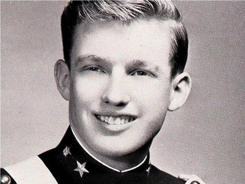 Future president in army